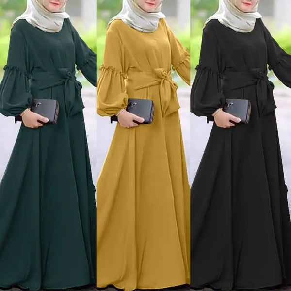 Elegant Abaya with Ruffles