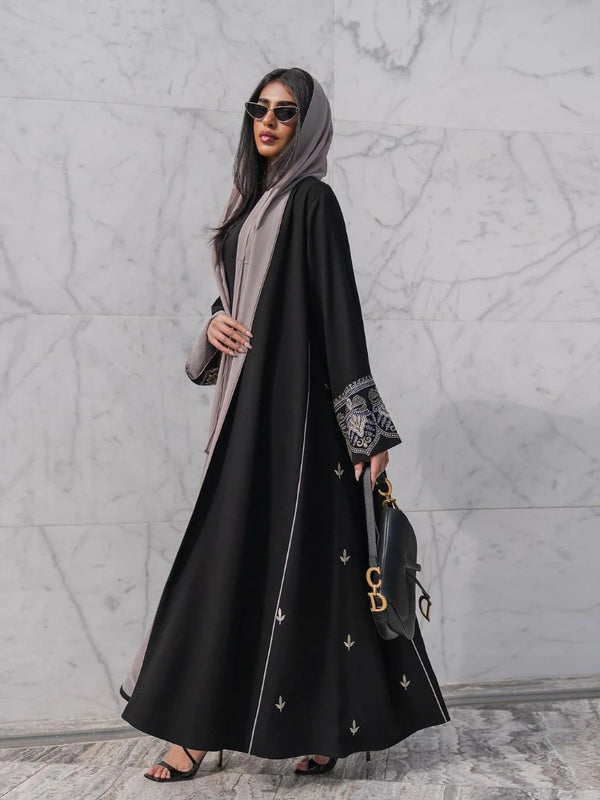 Elegant Embroidery Kaftan Dress
