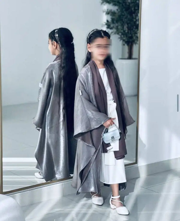 Elegant Mother-Daughter Abaya Set